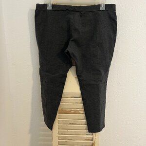 ✨Faded Glory Gray Leggings Pants Women’s XXL 20 Stretch Pull On Short Slim Fit✨